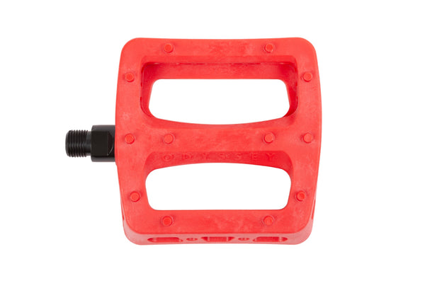 Twisted Pro PC Pedals Red Odyssey BMX