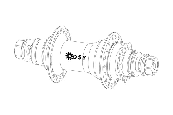 Quartet Hub Parts (FrontRear) | Odyssey BMX