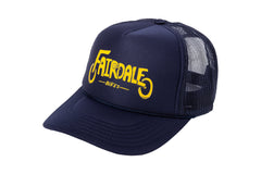 Fairdale Wheels Logo Hat (Navy w/ Sunset Gold Ink)