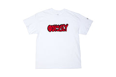 Odyssey Swampy Tee (White with Black/Red Ink)