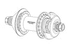 Odyssey Hexagram Cassette Hub Parts