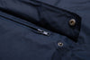Sunday Blockhead Windbreaker Anorak Jacket (Navy with Gray/White Ink)