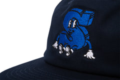 Sunday S Man Hat (Navy w/ Royal Blue + White + Black Embroidery)