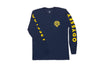 Odyssey Futura Long Sleeve (Navy with Mustard Ink)