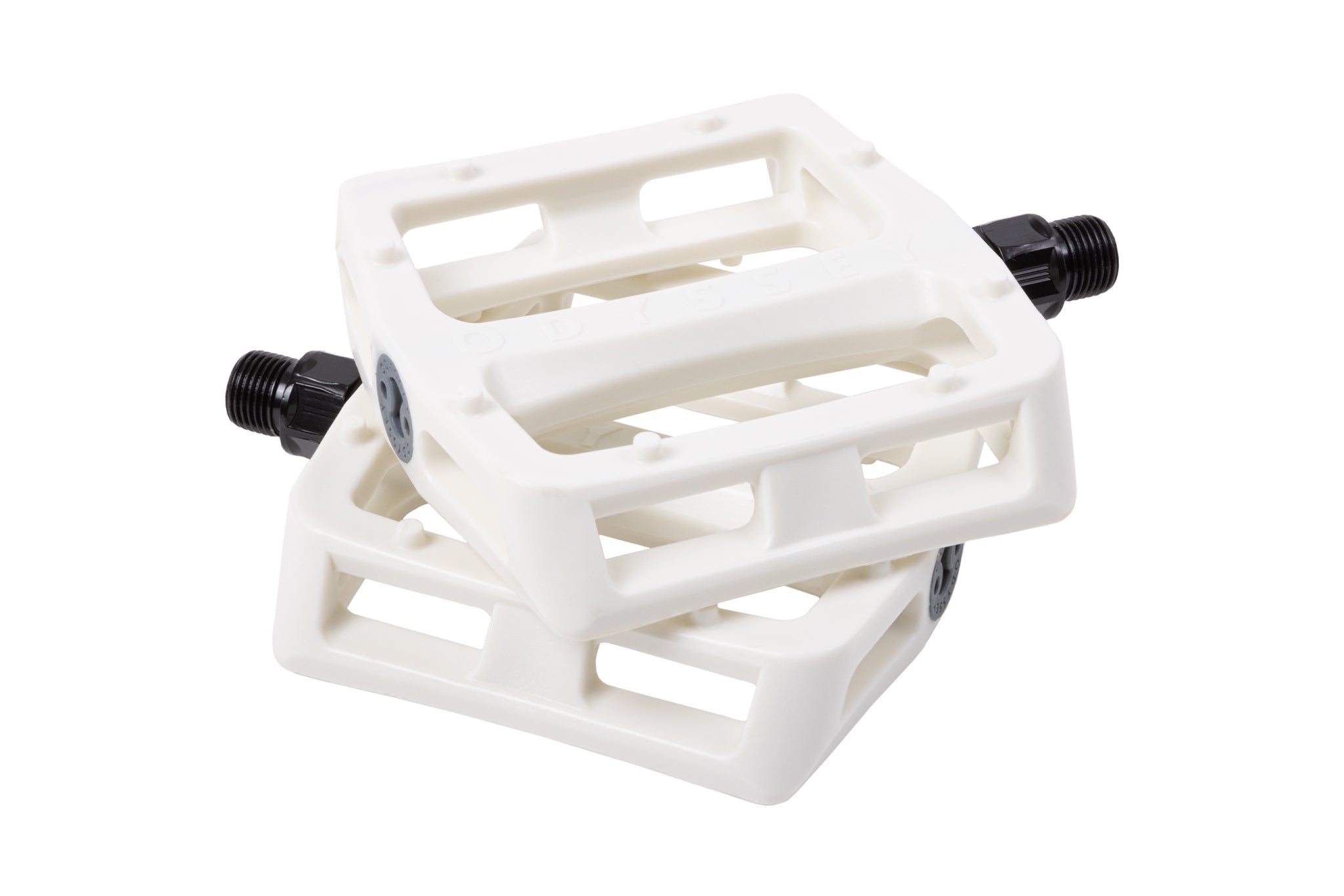 White bicycle online pedals