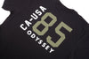 Odyssey Import Tee (Black with Olive Ink)