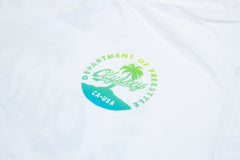 Odyssey Coast Tee (White with Blue/Yellow Fade)