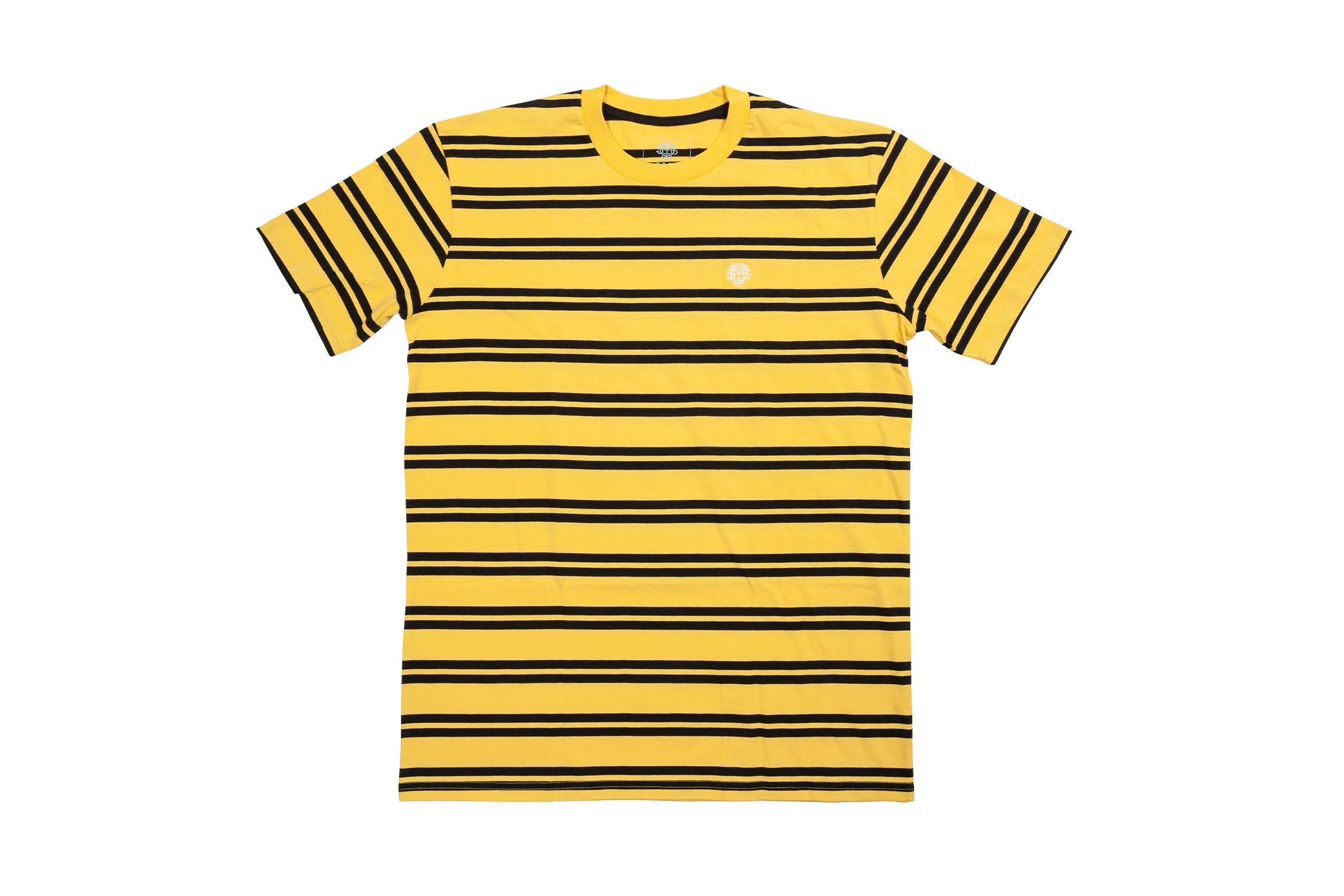 White t shirt 2024 with black stripes