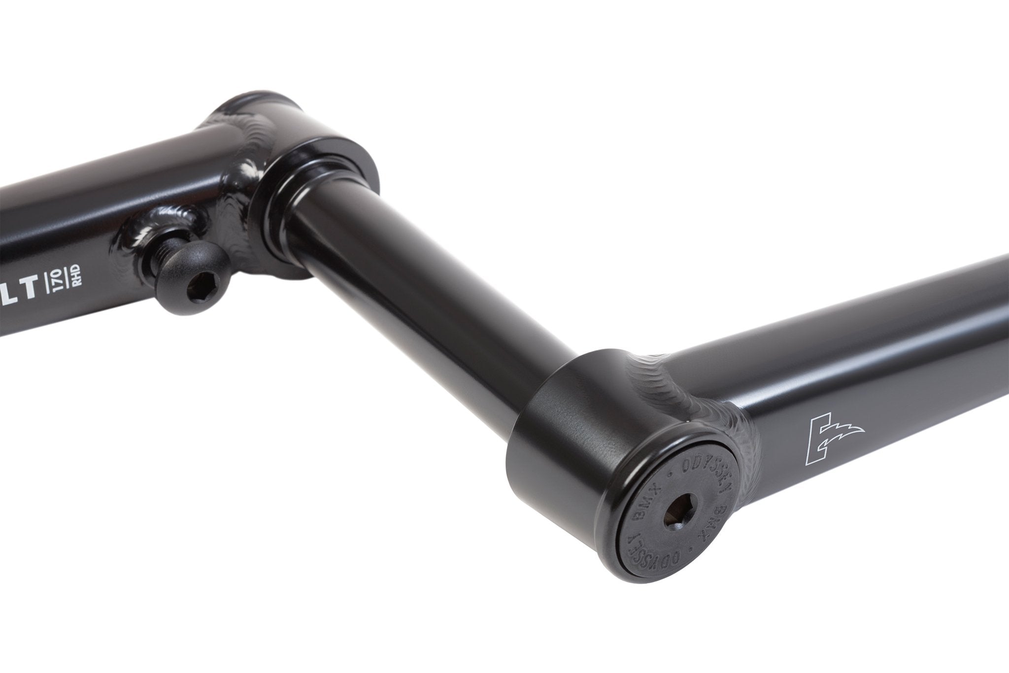 Thunderbolt Cranks (Rustproof Black) | Odyssey BMX