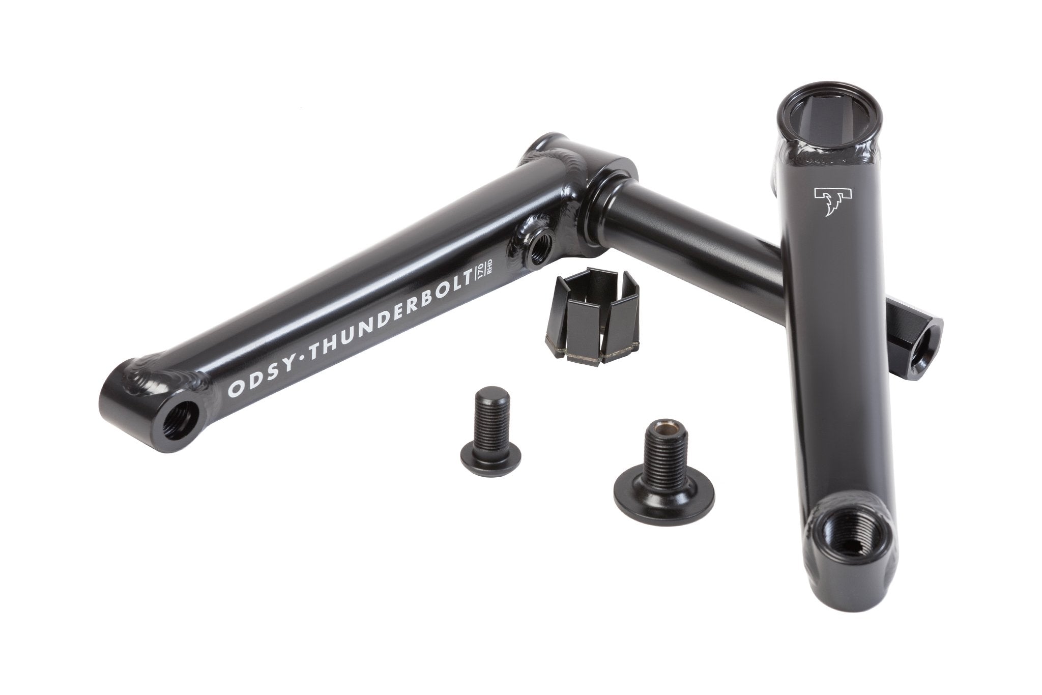 Odyssey 240800003 Guarnitura Bmx Thunderbolt Perno 22mm Compatibile Lhd 165mm Nero - Foto 13