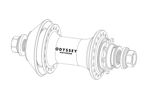 Quartet Hub Parts (FrontRear) | Odyssey BMX