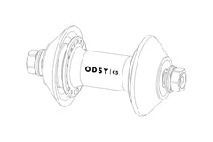 Odyssey C5 Front Hub Parts