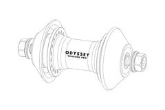 Odyssey Vandero Pro Front Hub Parts