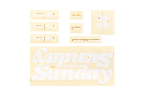Sunday 2022 Forecaster - Alec Siemon Sticker Kit