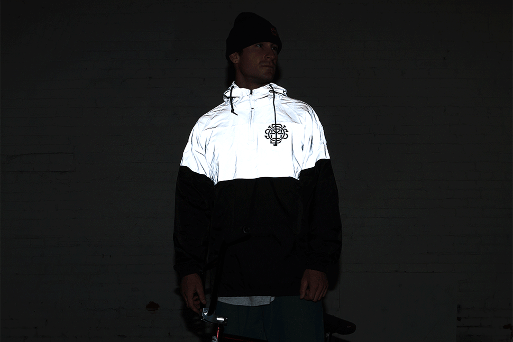 Quickstrike Monogram Reflective Windbreaker BlackReflective